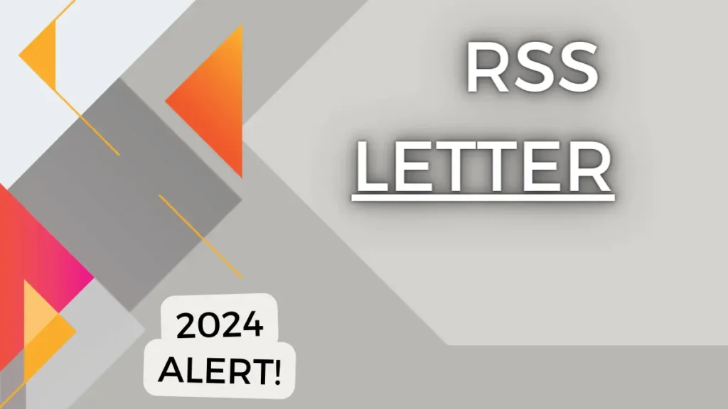 Understanding rss letter no 0876 Takeaways and Implications